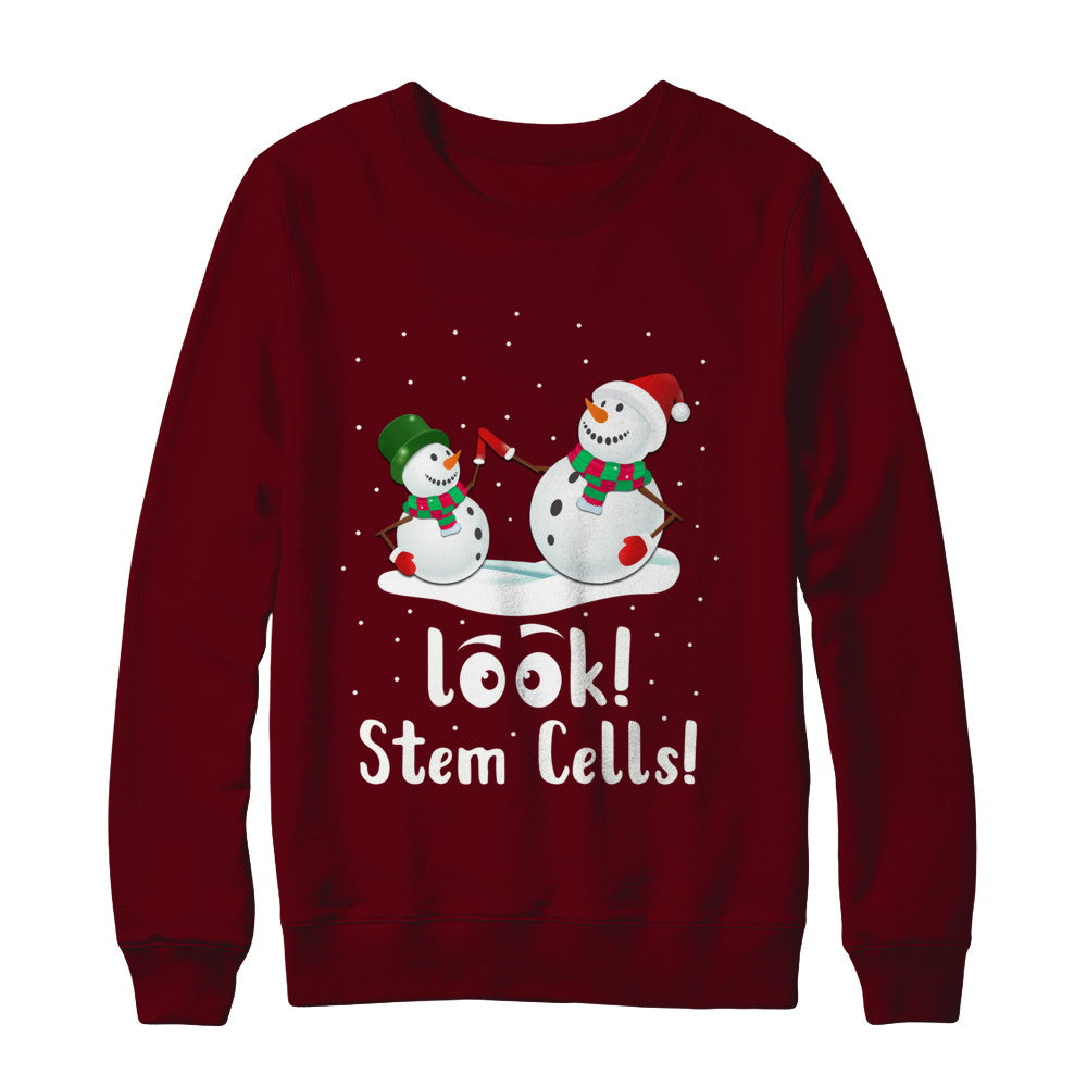 Look Stem Cells Funny Science Xmas Christmas Gifts T-Shirt & Sweatshirt | Teecentury.com