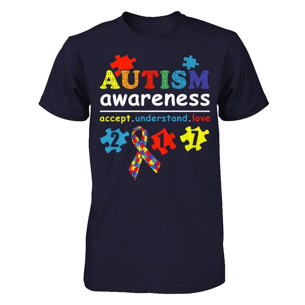 Autism Awareness 2017 Accept Understand Love T-Shirt & Hoodie | Teecentury.com