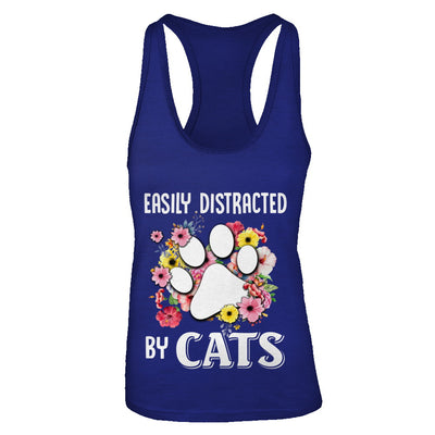 Easily Distracted By Cats T-Shirt & Tank Top | Teecentury.com