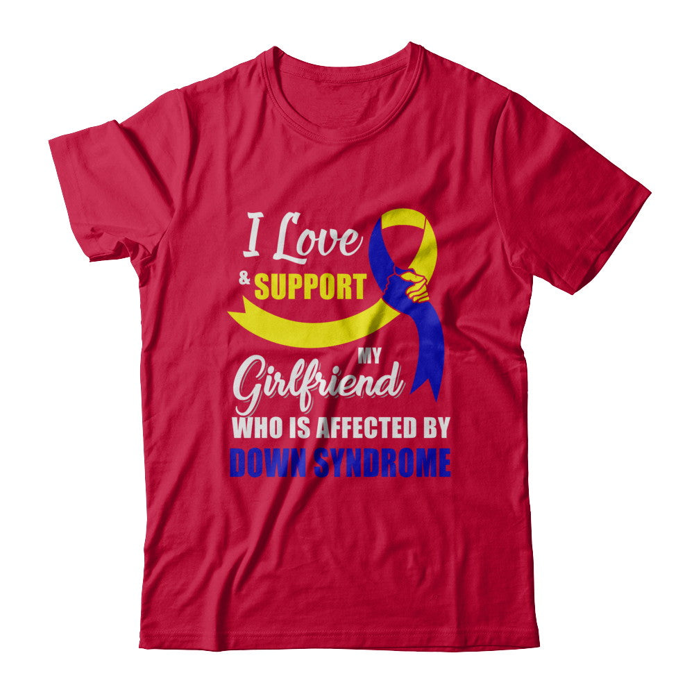 Down Syndrome Awareness Support Yellow Blue Girlfriend Boyfriend T-Shirt & Hoodie | Teecentury.com