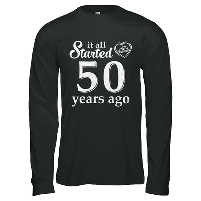 50Th Wedding Anniversary Married Couples 1972 Husband Wife T-Shirt & Hoodie | Teecentury.com