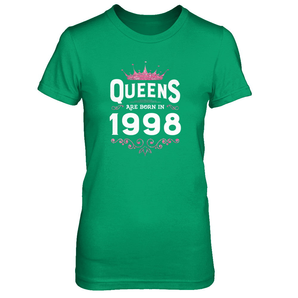 Queens Are Born In 1998 Birthday Gift T-Shirt & Tank Top | Teecentury.com