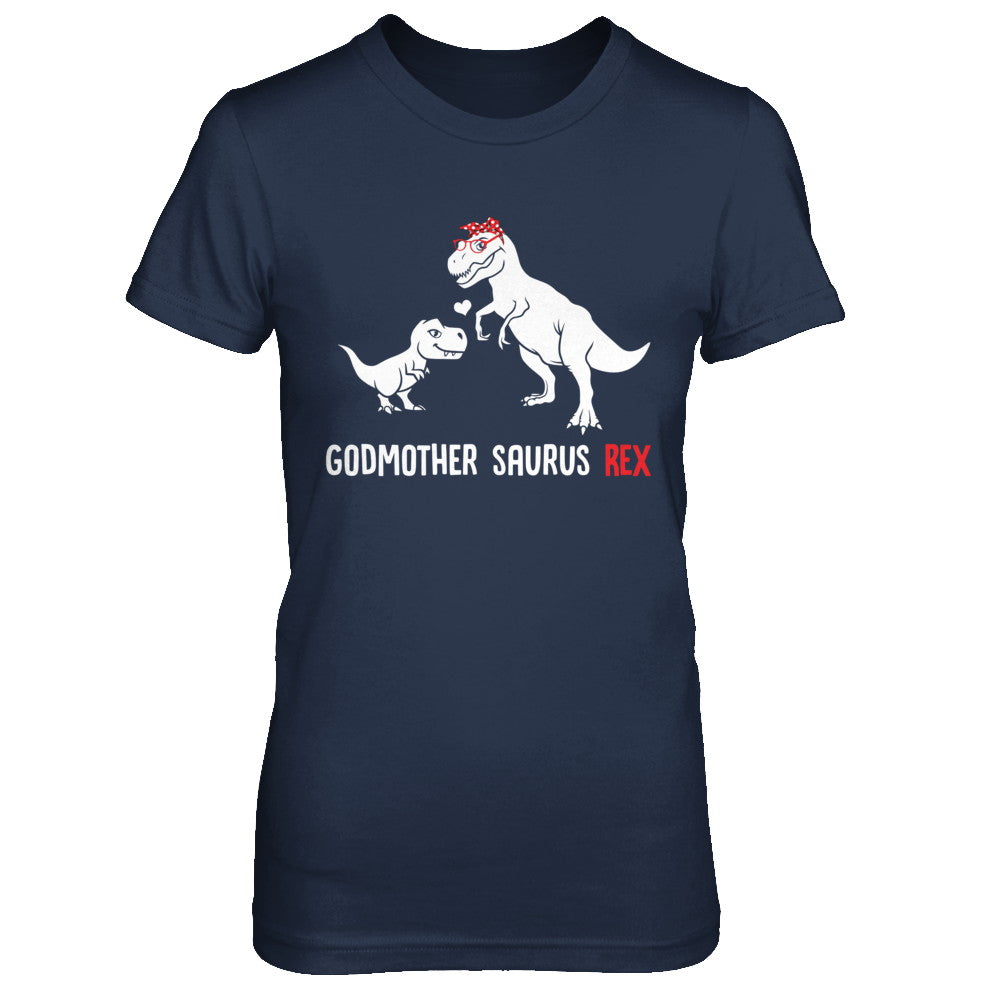 Godmother Saurus T-Rex Dinosaur Gift For God-Mother T-Shirt & Hoodie | Teecentury.com