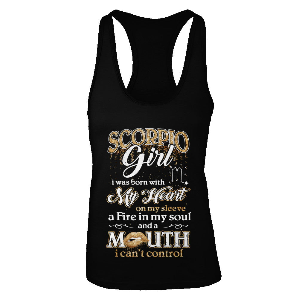 I'm A Scorpio Girl Lipstick October November Funny Zodiac Birthday T-Shirt & Tank Top | Teecentury.com