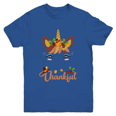 Thanksgiving Unicorn Pumpkin For Kids Youth Youth Shirt | Teecentury.com