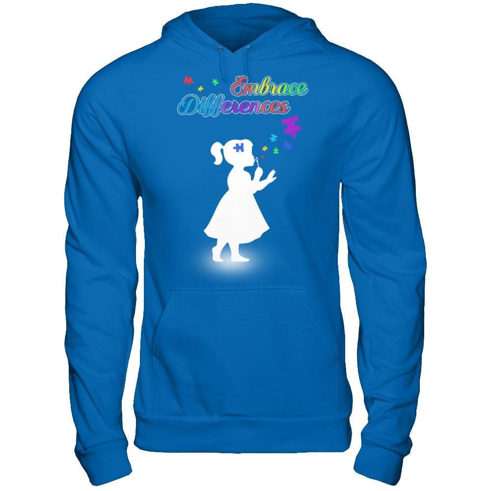 Autism Awareness Embrace Differences T-Shirt & Hoodie | Teecentury.com