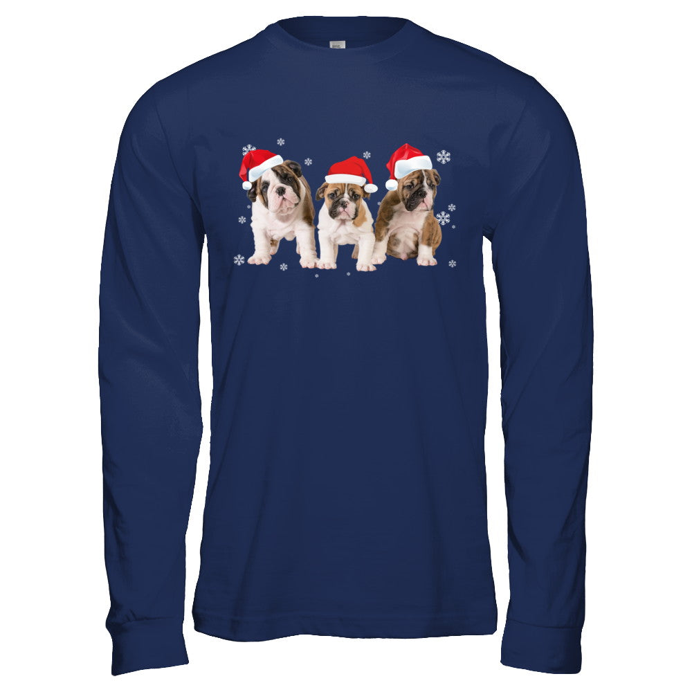 Funny Bulldogs Puppies Christmas Dog Gift T-Shirt & Hoodie | Teecentury.com