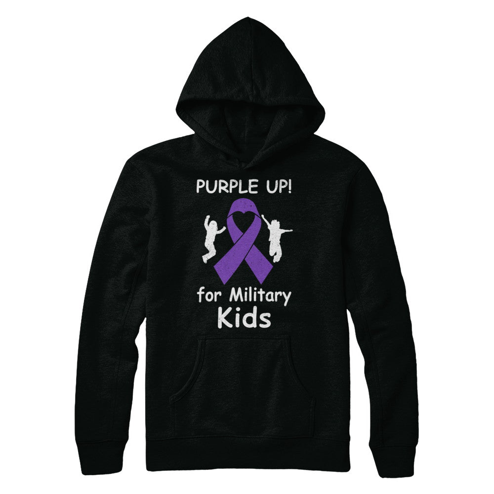 Purple Up For Month Of The Military Kids T-Shirt & Hoodie | Teecentury.com