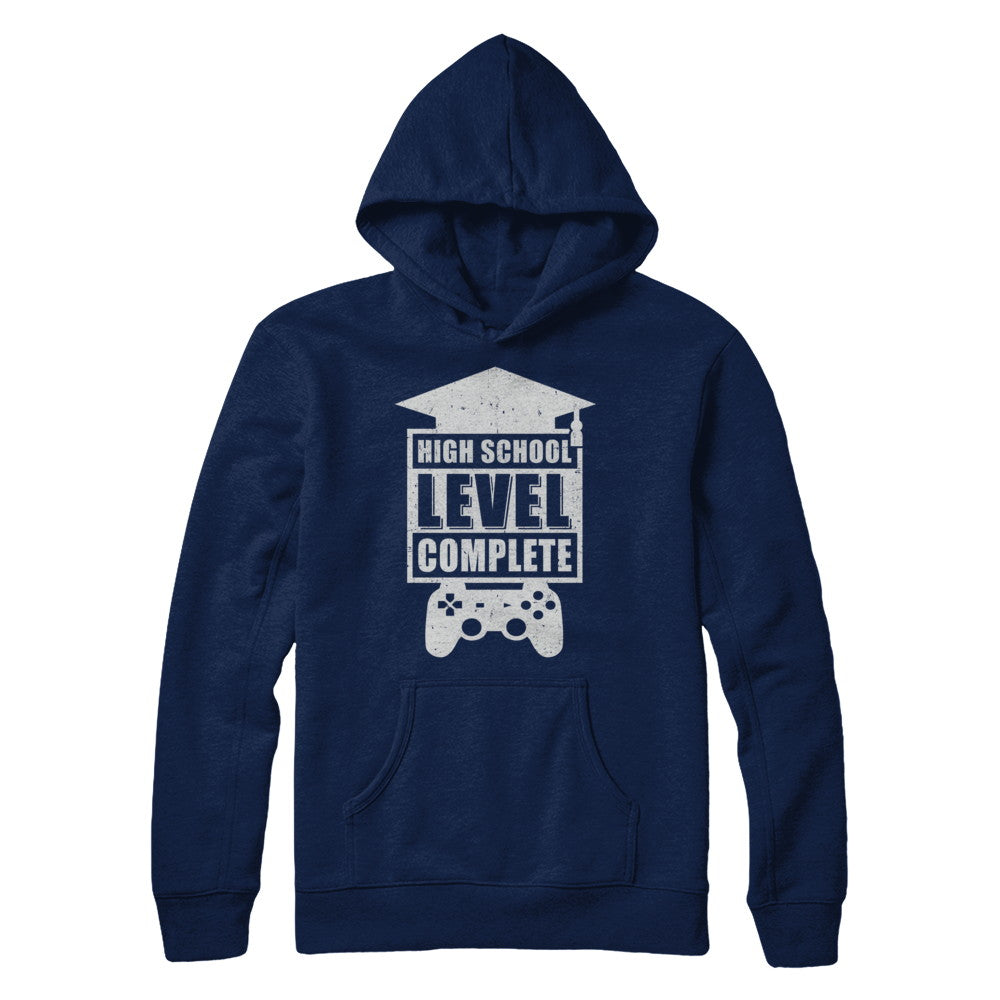 High School Level Complete Graduation Video Gamer T-Shirt & Hoodie | Teecentury.com