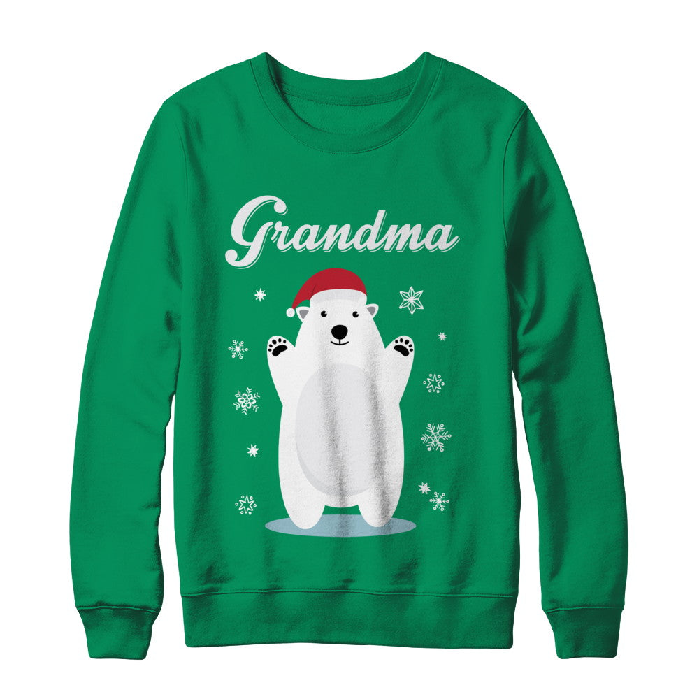 Grandma Bear Christmas Santa Pajamas T-Shirt & Sweatshirt | Teecentury.com