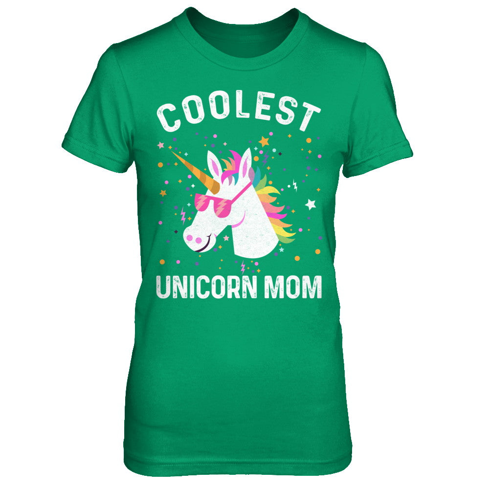 Coolest Unicorn Mom Cute Funny Unicorn Mothers Day T-Shirt & Hoodie | Teecentury.com