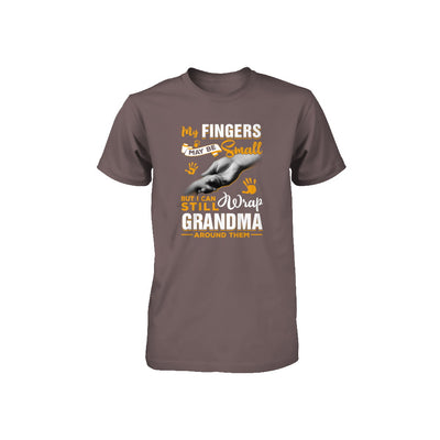 My Fingers May Be Small But I Can Still Wrap Grandma Youth Youth Shirt | Teecentury.com