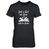 Bookworm Just A Girl In Love With Her Books T-Shirt & Tank Top | Teecentury.com