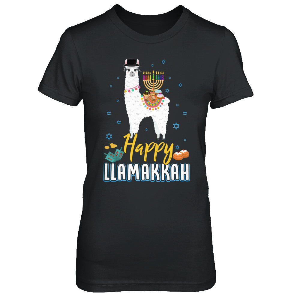 Funny Happy Llamakkah Hanukkah Llama T-Shirt & Sweatshirt | Teecentury.com