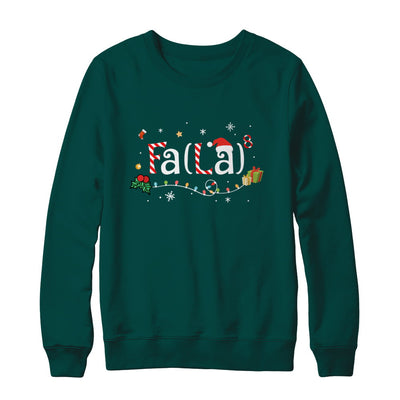 Cute Math Fa La Funny Christmas T-Shirt & Sweatshirt | Teecentury.com