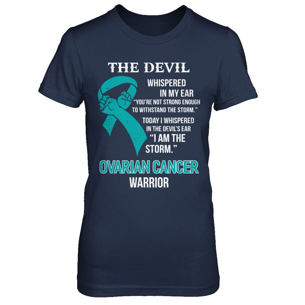 I Am The Storm Support Ovarian Cancer Warrior Gift T-Shirt & Hoodie | Teecentury.com