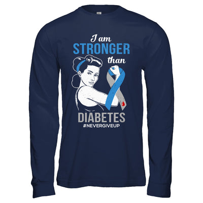 I Am Stronger Than Diabetes Awareness Support T-Shirt & Hoodie | Teecentury.com