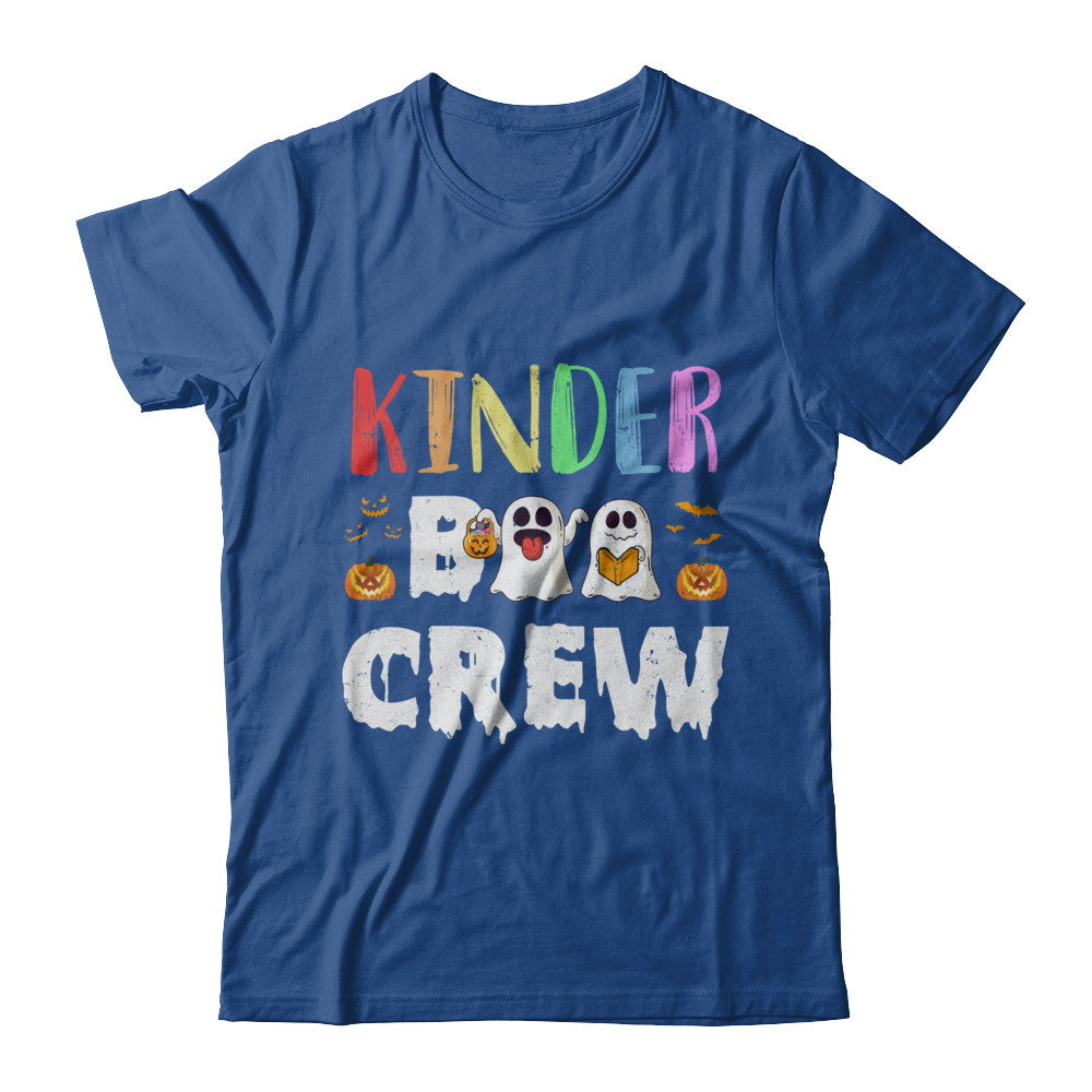 Cute Boo Crew Kindergarten Teacher Halloween T-Shirt & Hoodie | Teecentury.com