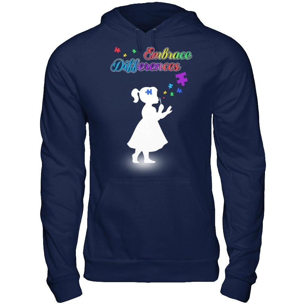 Autism Awareness Embrace Differences T-Shirt & Hoodie | Teecentury.com