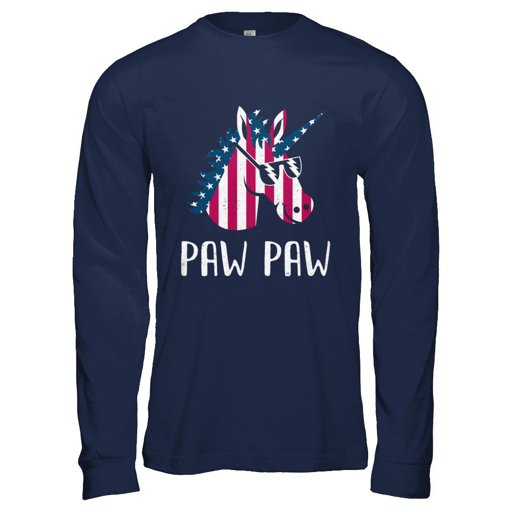 Patriotic Paw Paw Unicorn Americorn 4Th Of July T-Shirt & Hoodie | Teecentury.com