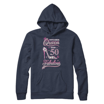 November Queen 50 And Fabulous 1972 50th Years Old Birthday T-Shirt & Hoodie | Teecentury.com