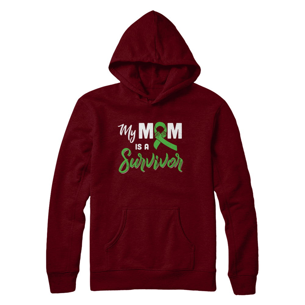 My Mom Is A Survivor Lymphoma Son Daughter T-Shirt & Hoodie | Teecentury.com