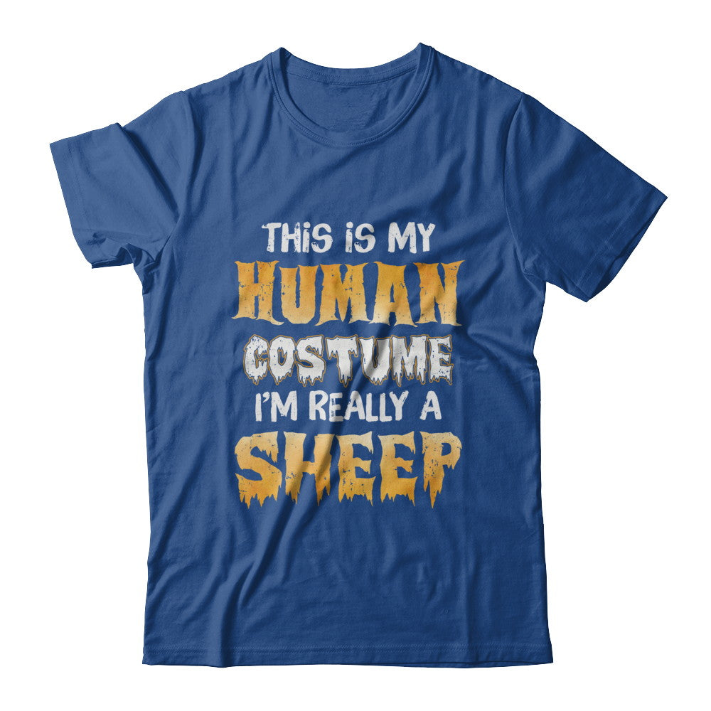 This Is My Human Costume Sheep Halloween T-Shirt & Hoodie | Teecentury.com