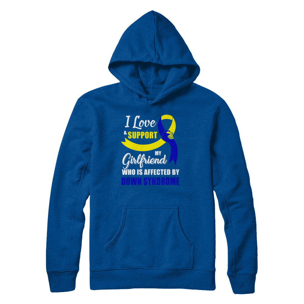 Down Syndrome Awareness Support Yellow Blue Girlfriend Boyfriend T-Shirt & Hoodie | Teecentury.com