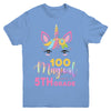 100 Magical Days Of 5Th Grade School Unicorn Girl Gift Youth Youth Shirt | Teecentury.com