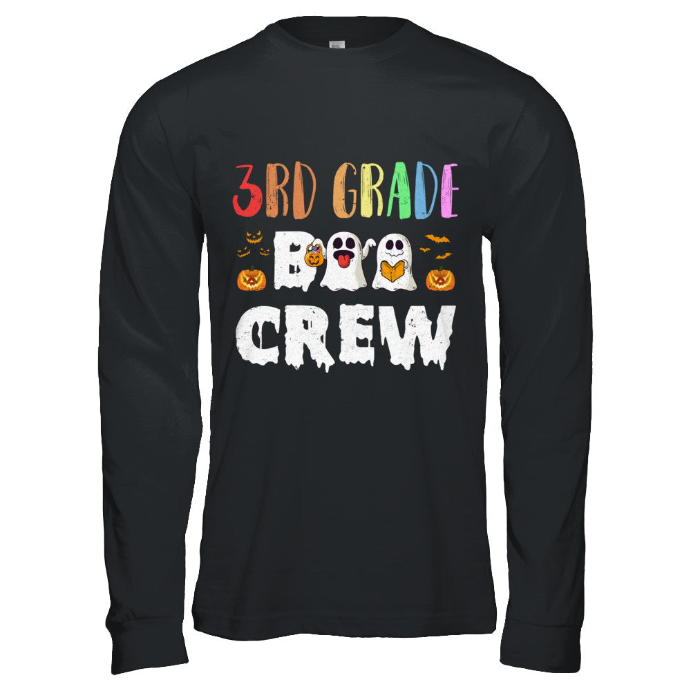 Cute Boo Crew 3rd Grade Teacher Halloween T-Shirt & Hoodie | Teecentury.com