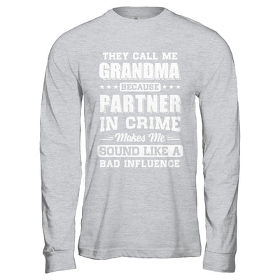 They Call Me Grandma Partner In Crime Mothers Day T-Shirt & Hoodie | Teecentury.com