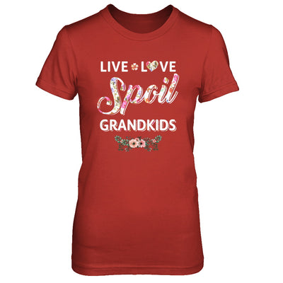 Funny Grandma Live Love Spoil Grandkids Mothers Day T-Shirt & Hoodie | Teecentury.com