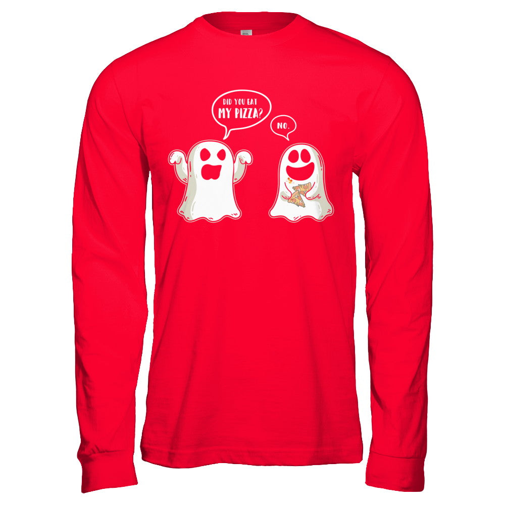 Funny Ghost Halloween Pizza Costume T-Shirt & Hoodie | Teecentury.com