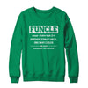 Funcle Definition Funny Uncle Gift T-Shirt & Sweatshirt | Teecentury.com