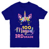 100 Magical Days Of 3Rd Grade School Unicorn Girl Gift Youth Youth Shirt | Teecentury.com