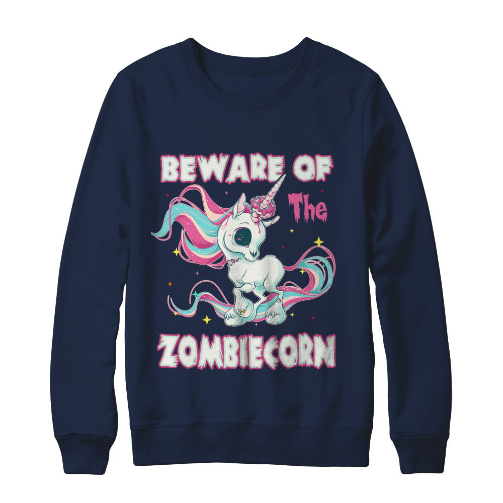 Beware Of The Zombiecorn Unicorn T-Shirt & Sweatshirt | Teecentury.com