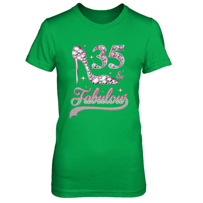 35 And Fabulous 35 Years Old 1987 35th Birthday Gift T-Shirt & Hoodie | Teecentury.com