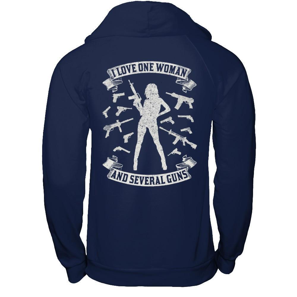 I Love One Woman And Several Guns T-Shirt & Hoodie | Teecentury.com