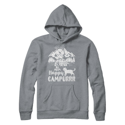 Cats Purr Happy Camppur Camper Camping T-Shirt & Hoodie | Teecentury.com