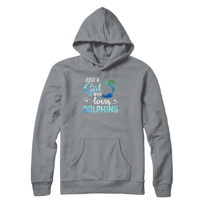 Just A Girl Who Loves Dolphins T-Shirt & Tank Top | Teecentury.com