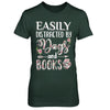 Easily Distracted By Dogs And Books T-Shirt & Hoodie | Teecentury.com