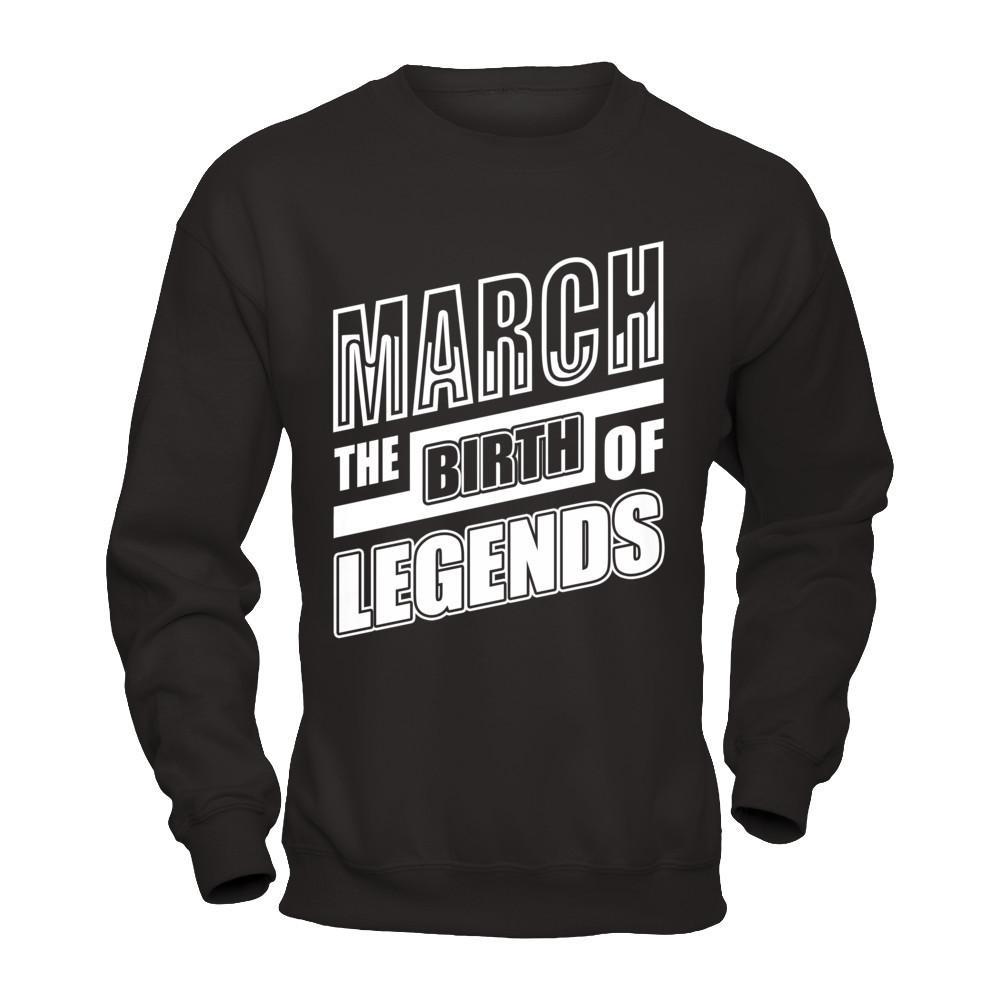 March The Birth Of Legends T-Shirt & Hoodie | Teecentury.com