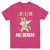 Inspirational Autism Awareness Unicorn Support Youth Youth Shirt | Teecentury.com
