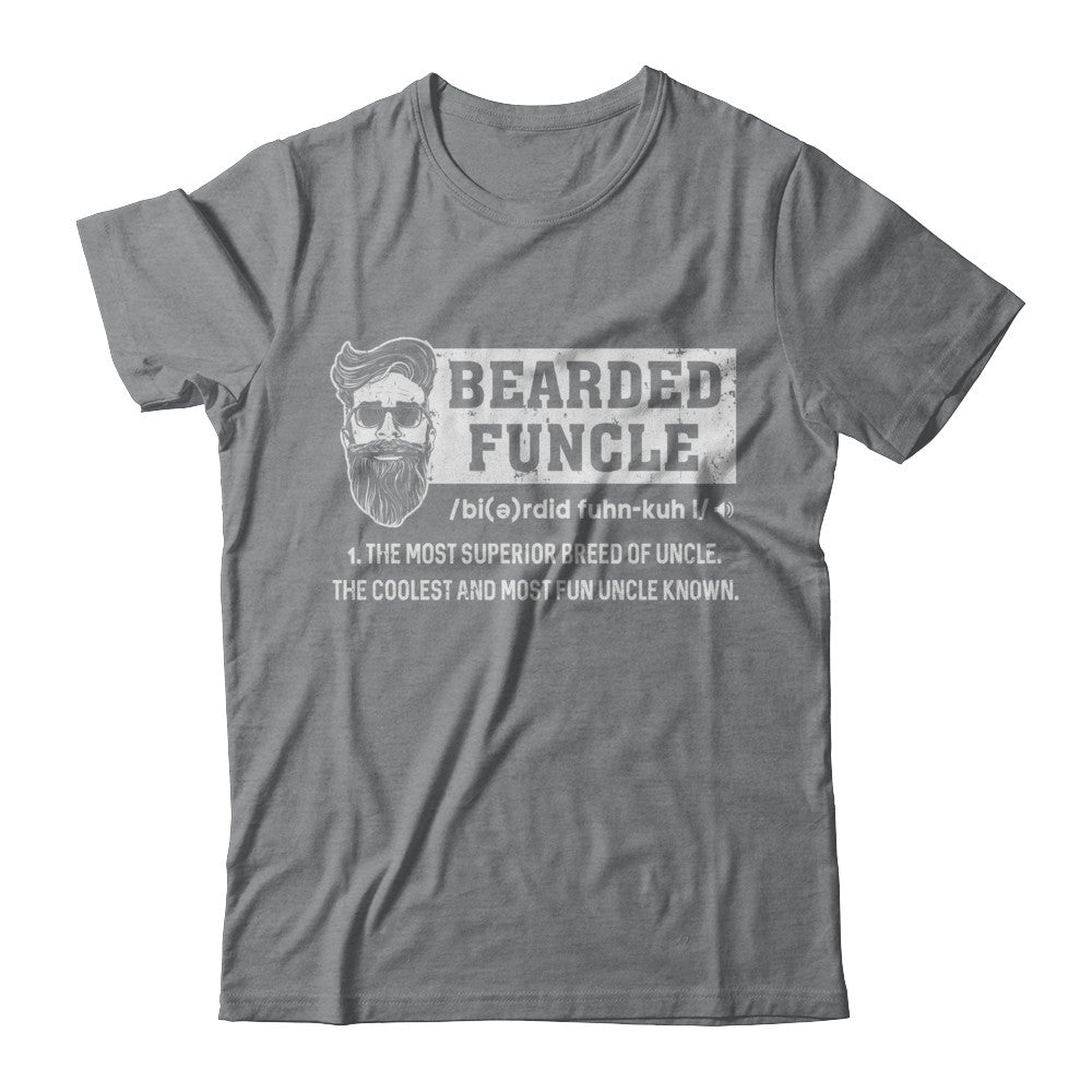 Bearded Funcle Funny Uncle Definition Beard T-Shirt & Hoodie | Teecentury.com