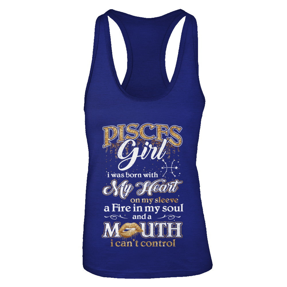 I'm A Pisces Girl Lipstick February March Funny Zodiac Birthday T-Shirt & Tank Top | Teecentury.com
