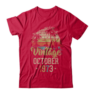 Retro Classic Vintage October 1973 49th Birthday Gift T-Shirt & Hoodie | Teecentury.com