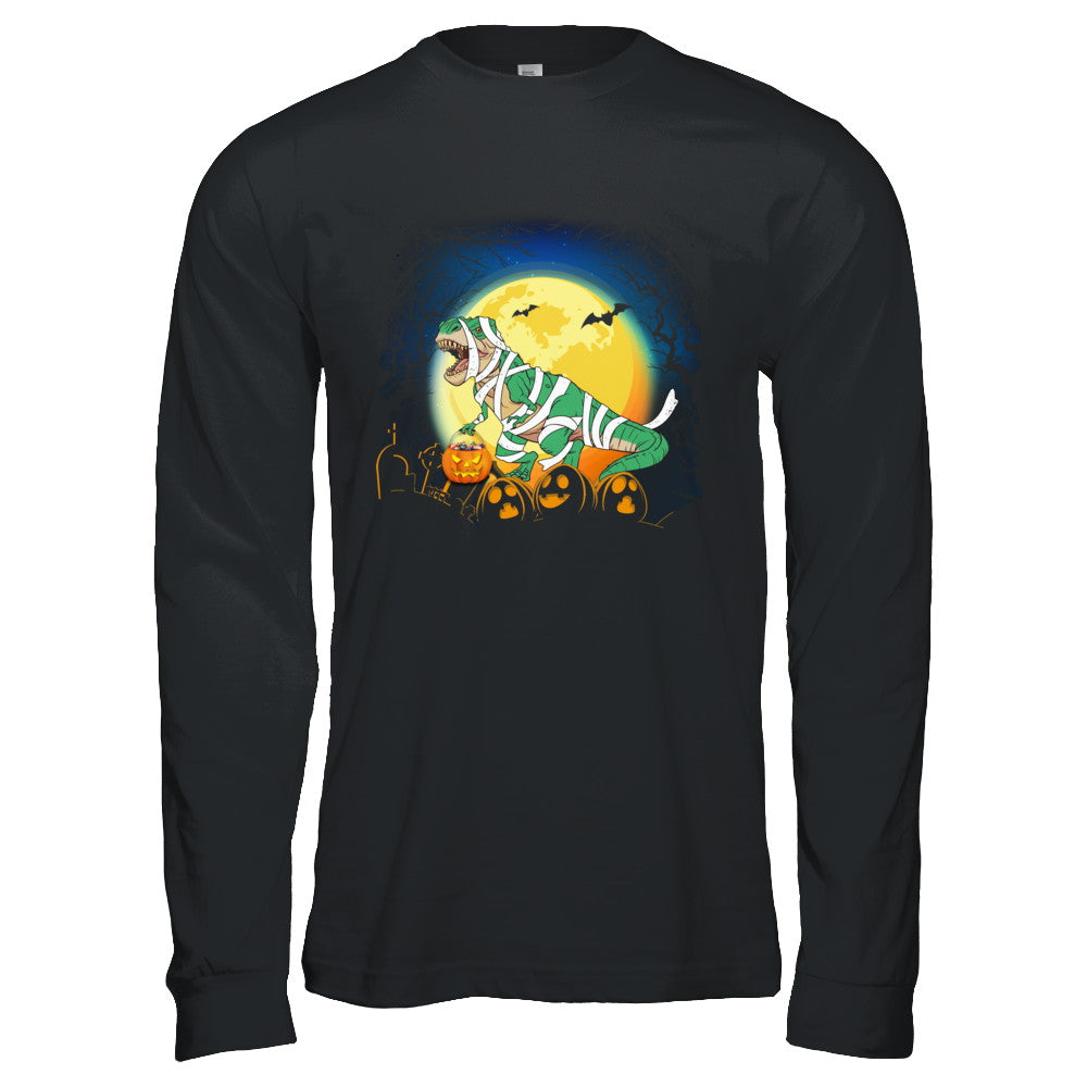 Halloween Pumpkin Dinosaur Gift For Kids Boys Girls T-Shirt & Hoodie | Teecentury.com