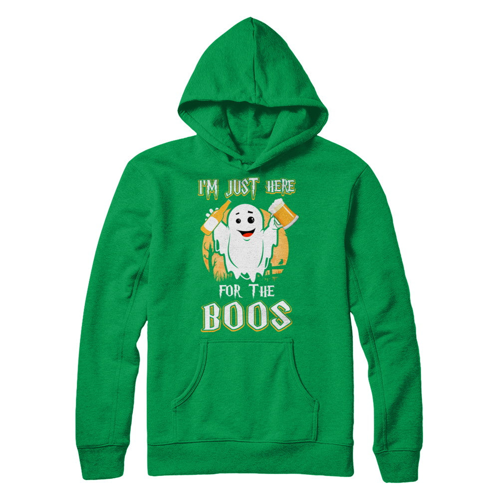 I'm Just Here For The Boos Halloween Beer T-Shirt & Hoodie | Teecentury.com