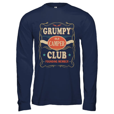 Grumpy Old Camper Club Founding Member Papa Camping T-Shirt & Hoodie | Teecentury.com