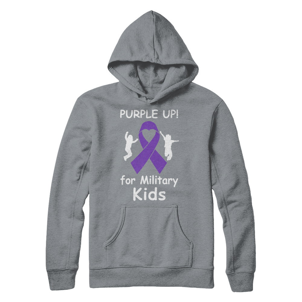Purple Up For Month Of The Military Kids T-Shirt & Hoodie | Teecentury.com